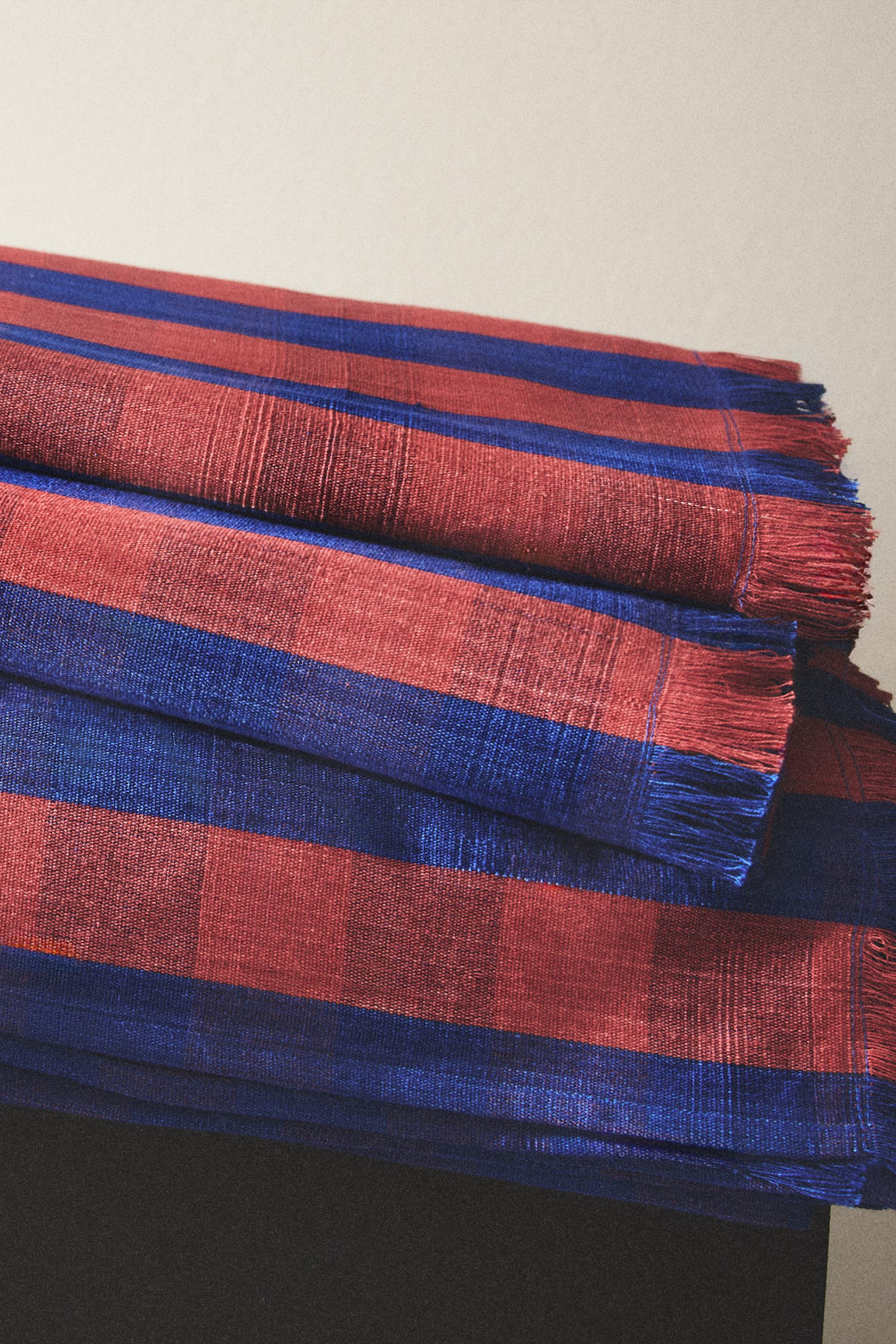 PLAID MULTIFONCTION COTON CARREAUX X TENSIRA